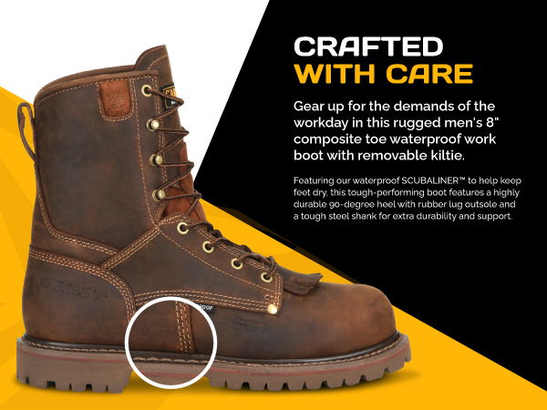 CAROLINA ブーツ☆11D ブラウンアメリカ土産新品自宅保管品
