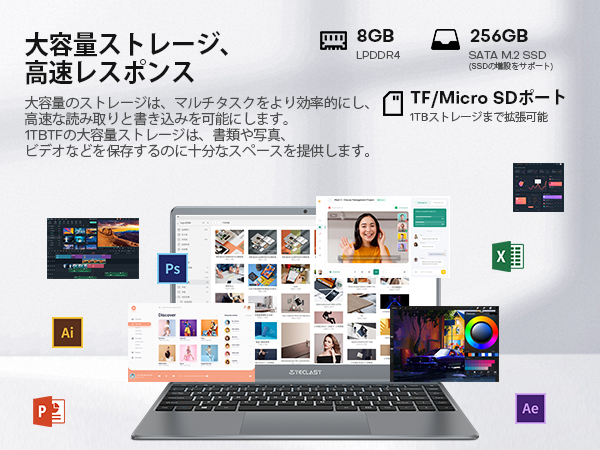 Amazon.co.jp: TECLAST ノートパソコン F7Plus2 Windows10搭載