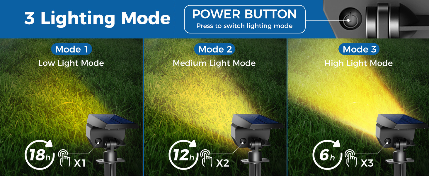 3 lighting mode