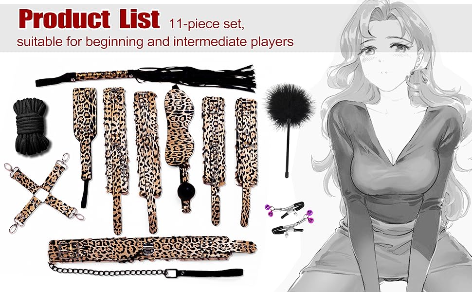 handcuffs sex bed adult set