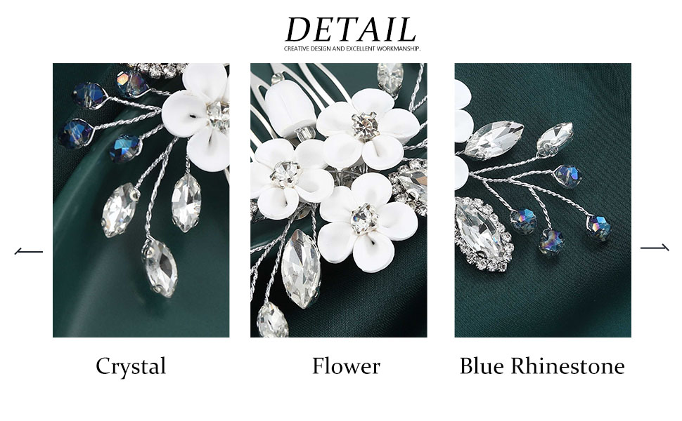 Flower Bridal Hair Piece