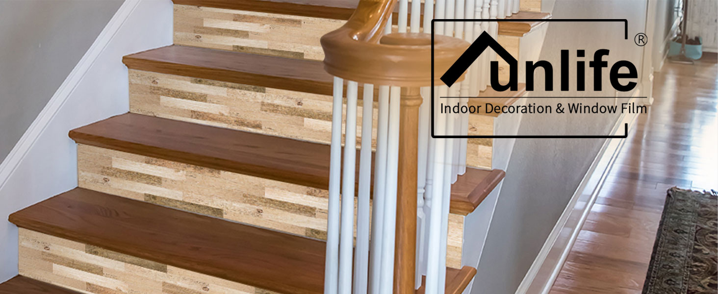 stair riser decal peel and stick