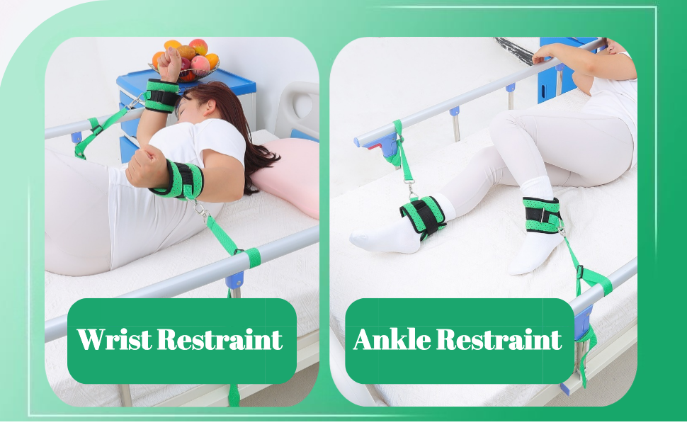 Lmaray Patient Medical Restraints Limb Holders 1 Pair