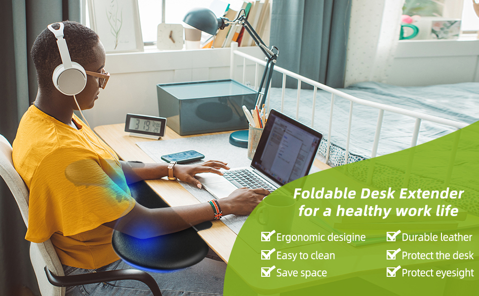 Giecy Desk Extender Adjustable Arm Rest Support for arm Support for