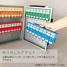 未使用保管品/箱に痛み有/カール事務器 鍵収納 キーボックス 64個吊 ブッラク 未使用保管品/箱に痛み有/カール事務器 鍵収納 キーボックス 64
