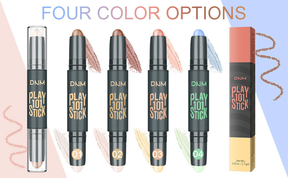 Five highlights in different colors ,And a product box