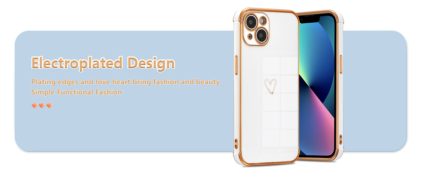 iPhone 15 case electroplated design