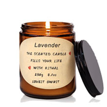 lavender scented candle