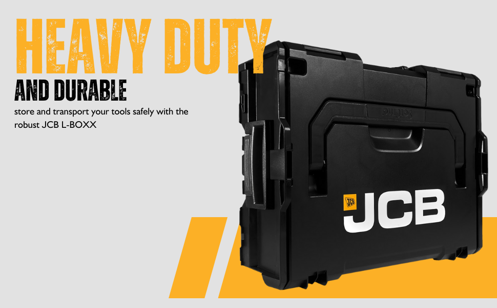 JCB LBOXX 136 Power Tool Case Storage Box Tool Box for Power