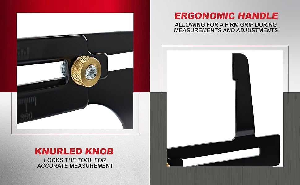 ABN Brake Measuring Tool 6.514.25 Inch (160360mm) Dual