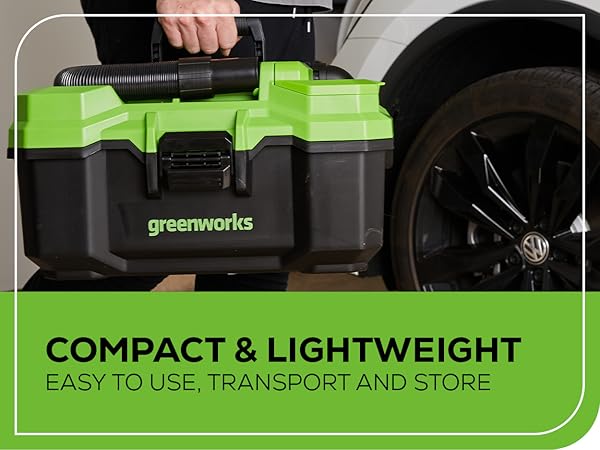 Amazon.com: Greenworks 40V (3 Gallon) Cordless Wet / Dry