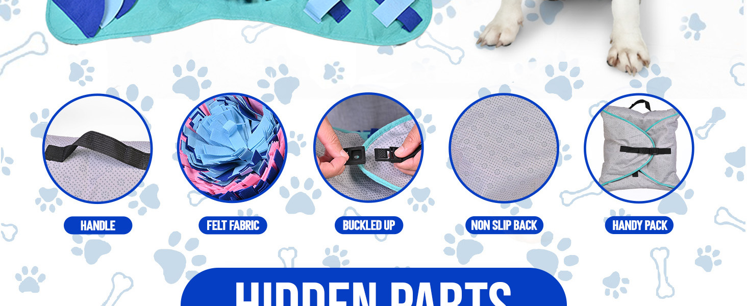 Dog snuffle mat large breed snuffle mat for puppies large snuffle mat for dogs dog sniffing mat