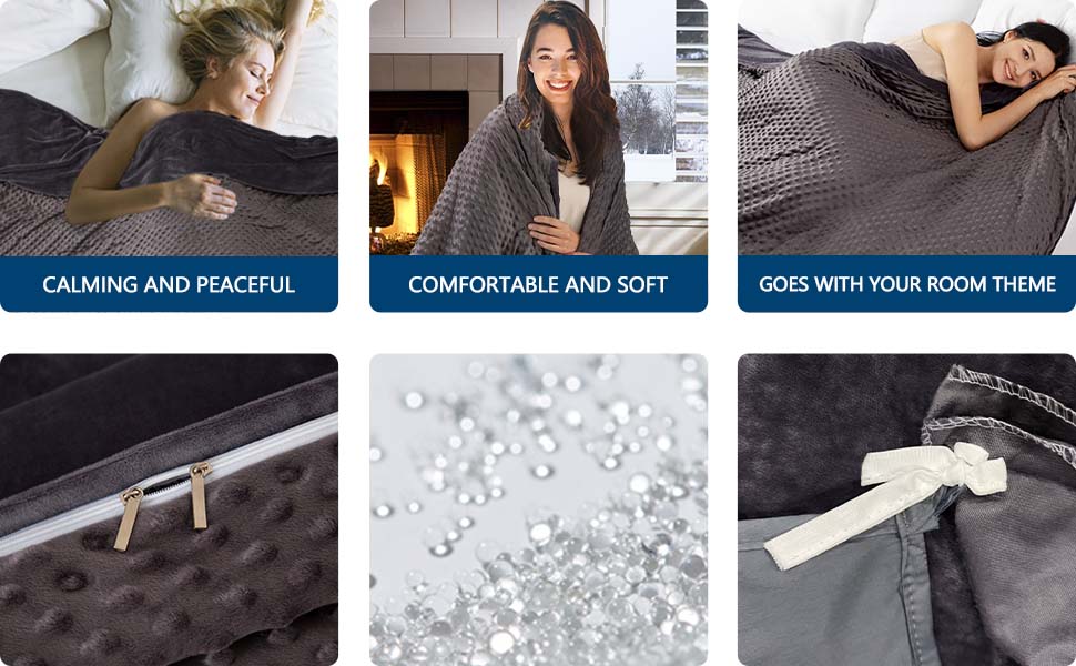 yescool Weighted Blankets for Adults Cooling Weighted