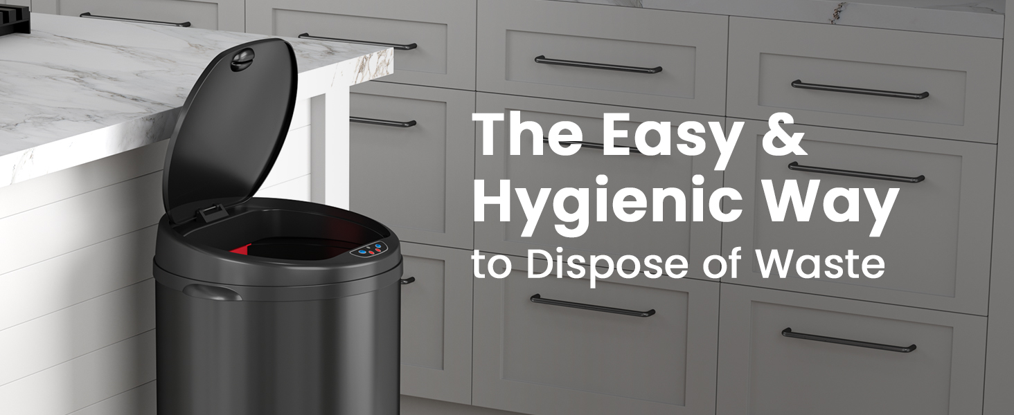 easy and hygienic way to dispose of trash