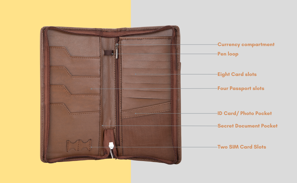 passport travel organizer holder case cover card document gift credit men women document pouch bag