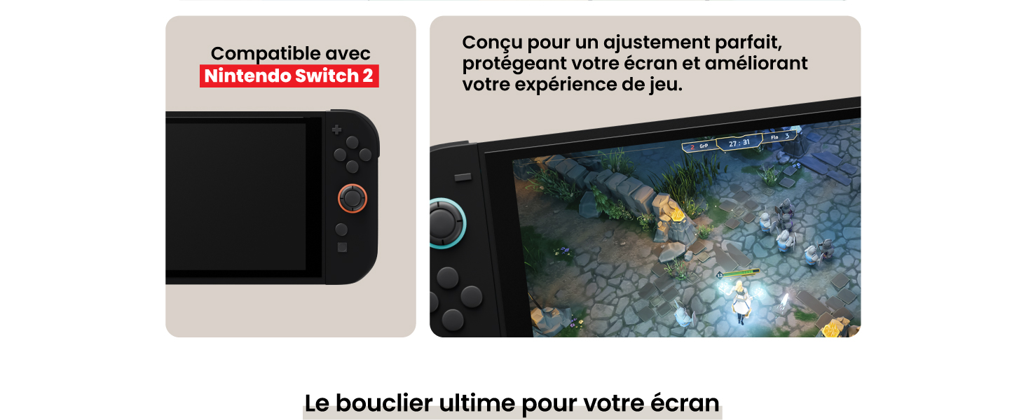 Perfectly compatible with 2025 Nintendo Switch 2! Engineered for a perfect fit.