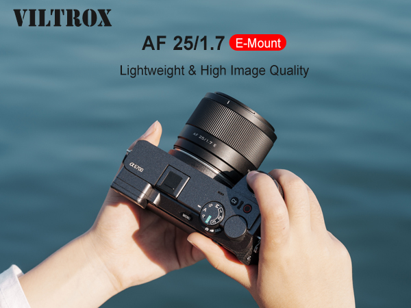 Amazon.com : VILTROX 25mm f1.7 E-Mount Large Aperture STM
