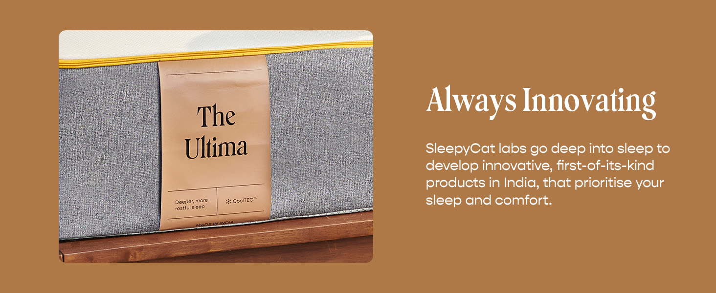 SleepyCat Ultima Mattress with AirGen™ Memory Foam Upgrade8inch