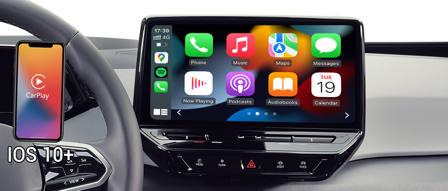 OTTOCAST Carplaydraadloze adapter voor iPhone, Wireless Apple CarPlay