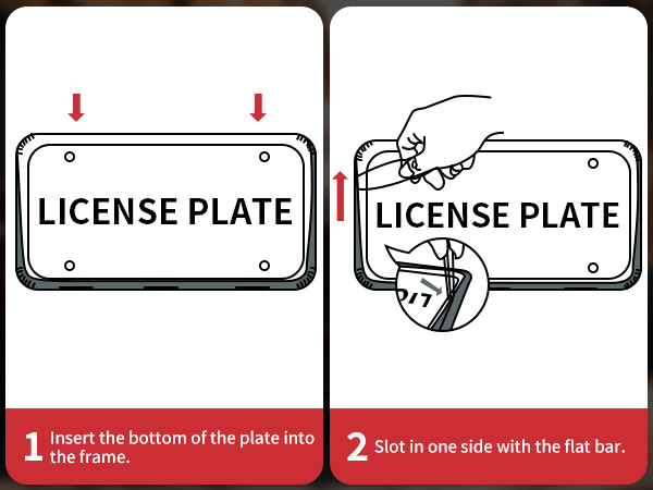 aujen license plate frame