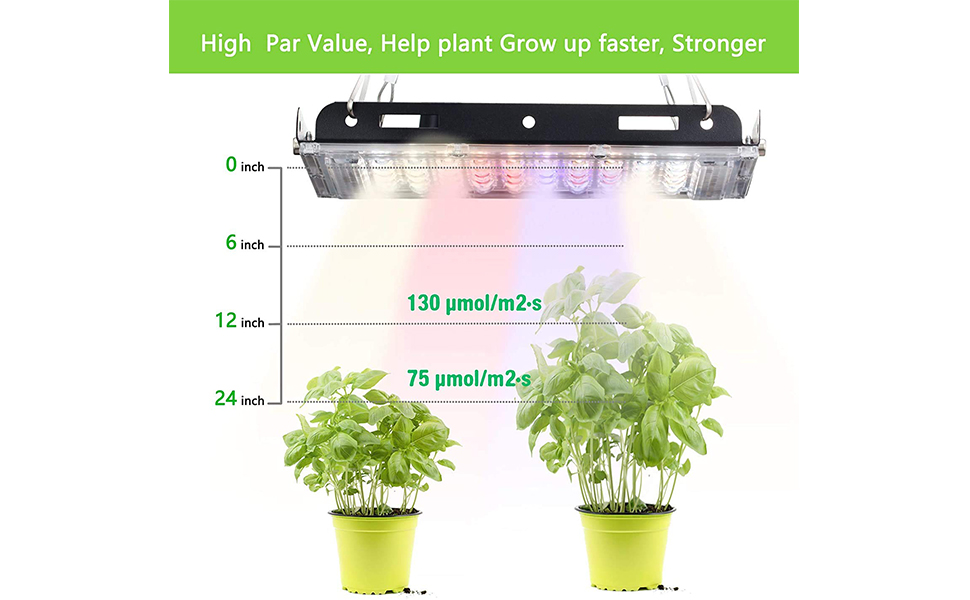 BUTTERFLY FARM Grow Light, with On/Off Switch Grow Lights