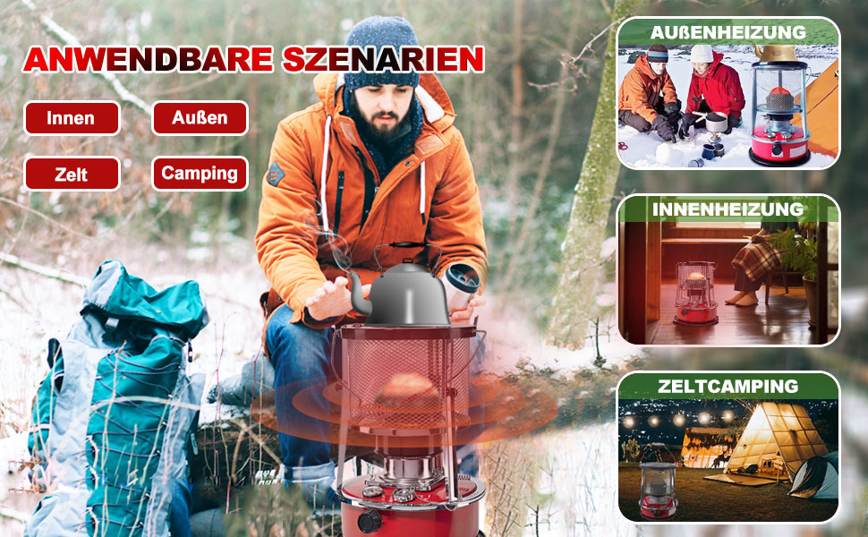 4.5 L kerosene heater, 2600W high power Kerosene Stove Heater，360