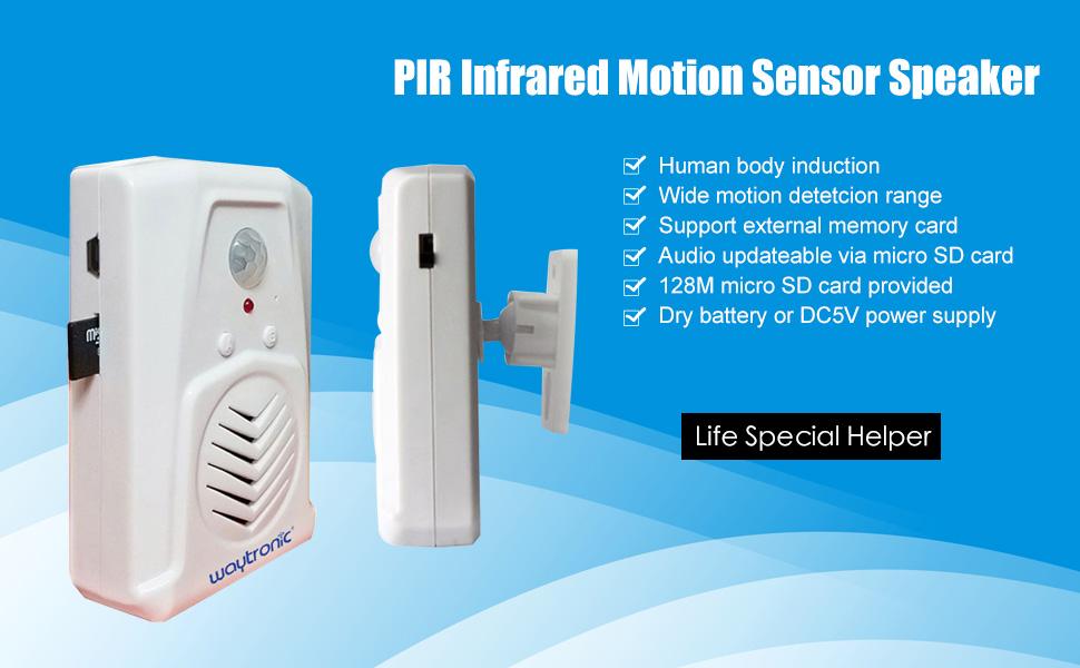 motion sensor speaker