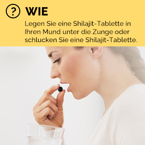 How to take Shilajit Tabletten