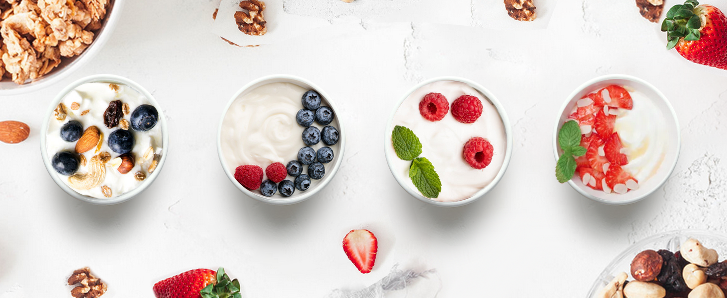 Ice Cream Maker Machine, Protable Electric Frozen Yogurt