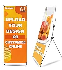 Amazon.com : Custom Banner with X Stand for Business, 31.5