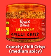 Chili Crisp (medium spicy) chilli crisp oil "without the oil". Crispy chili crunch with garlic, o...