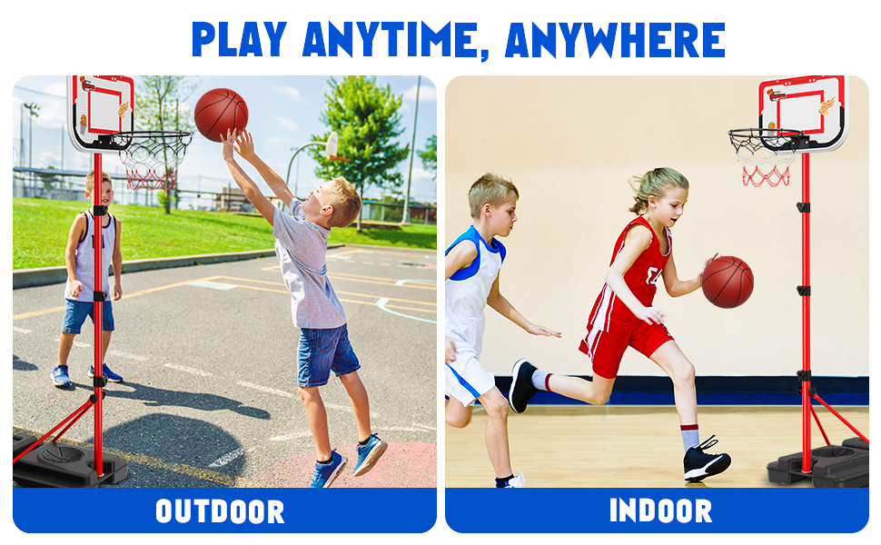 4 in 1 Basketball Hoop