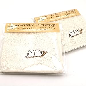 専用❤みかん❤もっちりニット×雲の６重ガーゼ⭐ハンドタオル❤シマエナガ＊赤 専用❤みかん❤もっちりニット×雲の6重ガーゼ⭐ハンドタオル