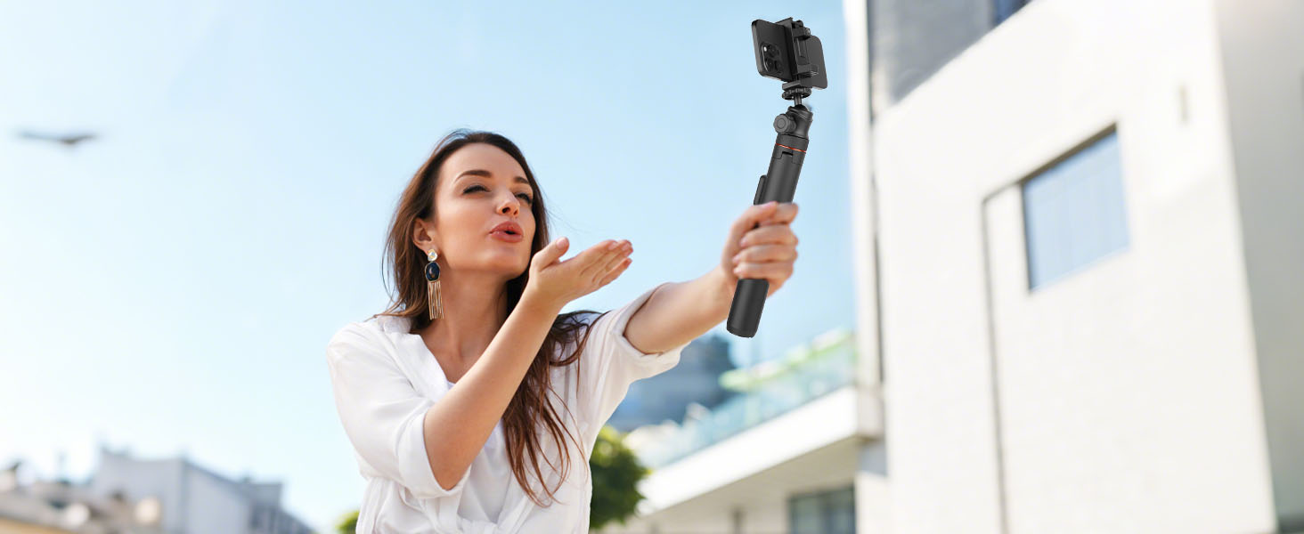 selfie stick tripod with remote