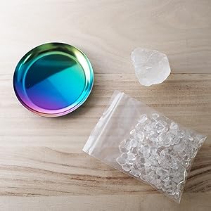 Amazon.co.jp: RELIGHT 天然石 水晶 原石 さざれ 浄化 3点セット