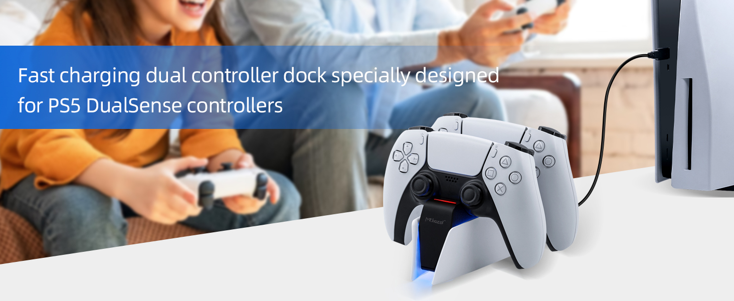 Dual USB Charger Staion for PS5 Controller