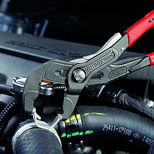 KNIPEX Tools - Spring Hose Clamp Pliers With Lock (8551250AF
