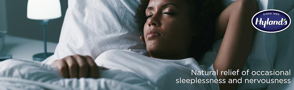 Natural relief of occasional sleeplessness and nervousness