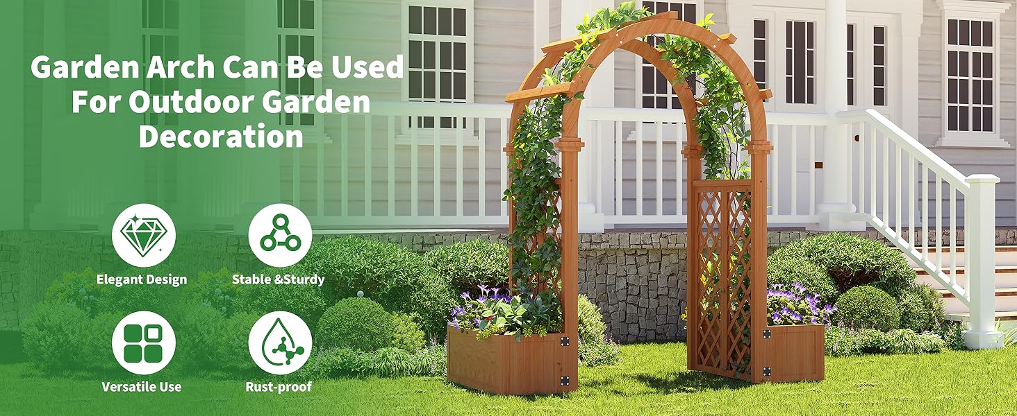 Garden Arch-Brown