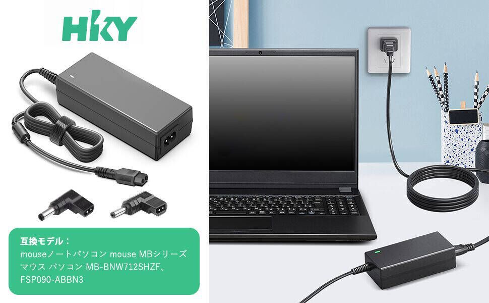Amazon.co.jp: HKY 19V 90W ACアダプター 交換用充電器 対応