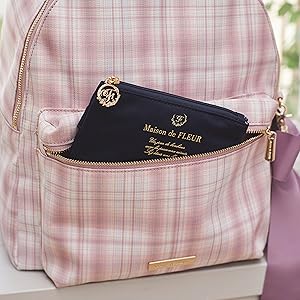 【未使用品】Maison de FLEUR チェックリボンラウンドリュック チェックリボンラウンドリュック/Maison de FLEUR（メゾン ド