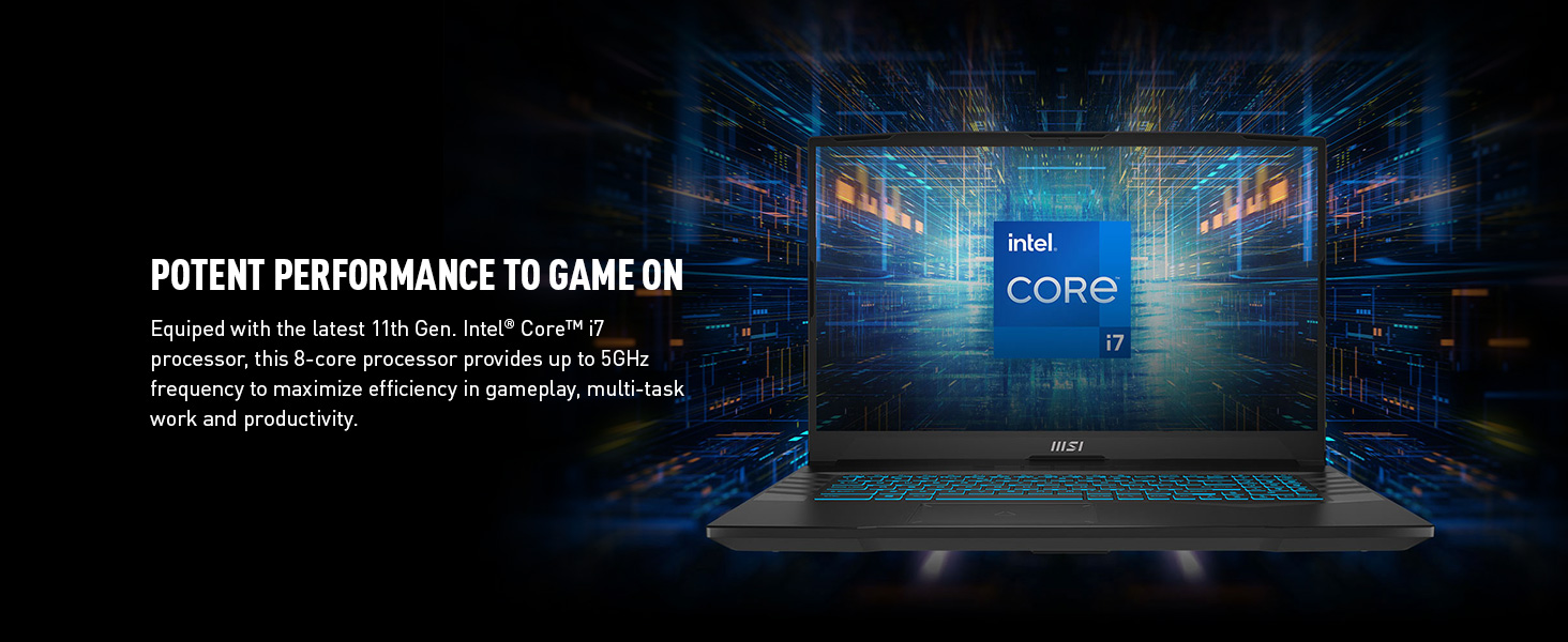 i7 8-core processor 5GHz fast multitask productivity gaming