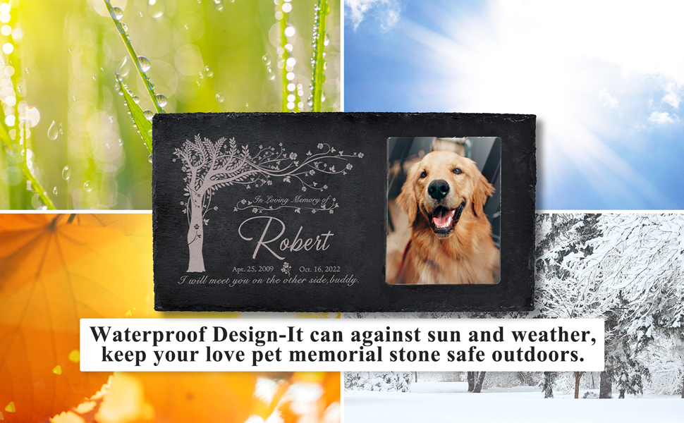 Farfume personalised Pet Memorial Plaques For Graves Custome Pet