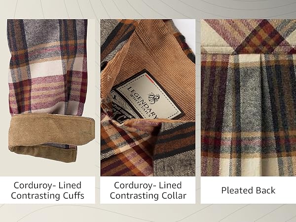 Legendary Whitetails Men&#39;s Flannel Shirt Long Sleeve Button Down 100% Cotton