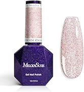 MelodySusie Galaliver Glitter Gel Nail Polish, 15ML Sparkly Shimmer Gel Polish Soak Off UV LED Cu...