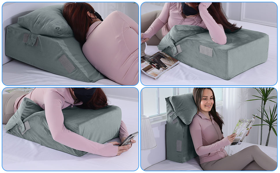 HOMBYS Adjustable Leg Elevation Pillow for Post-Surgery Pain Relief (17"x24"x9") 5e0eb1df Aef9 49a4 A8e5 67239e87cfc1. CR0,0,970,600 PT0 SX970 V1