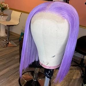 purple human hair