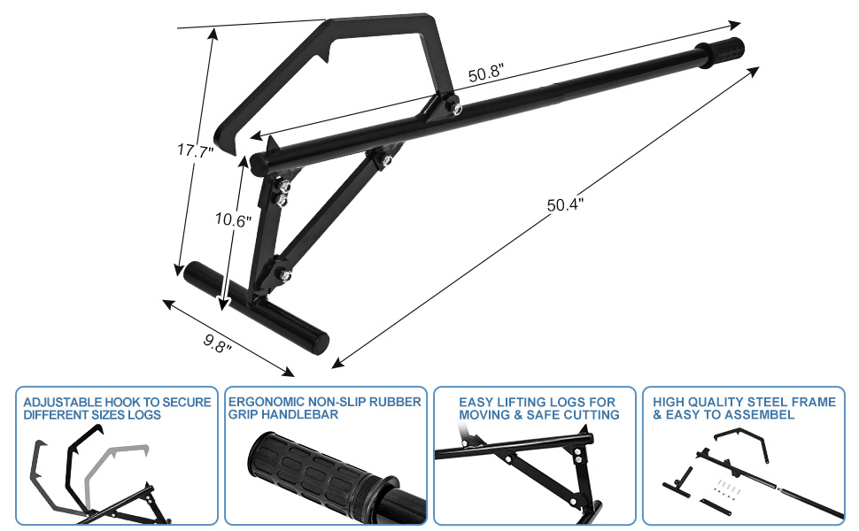 Cant Hook for Rolling and Raising Up Logs