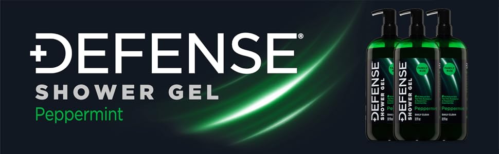 Defense Shower Gel 32oz Peppermint