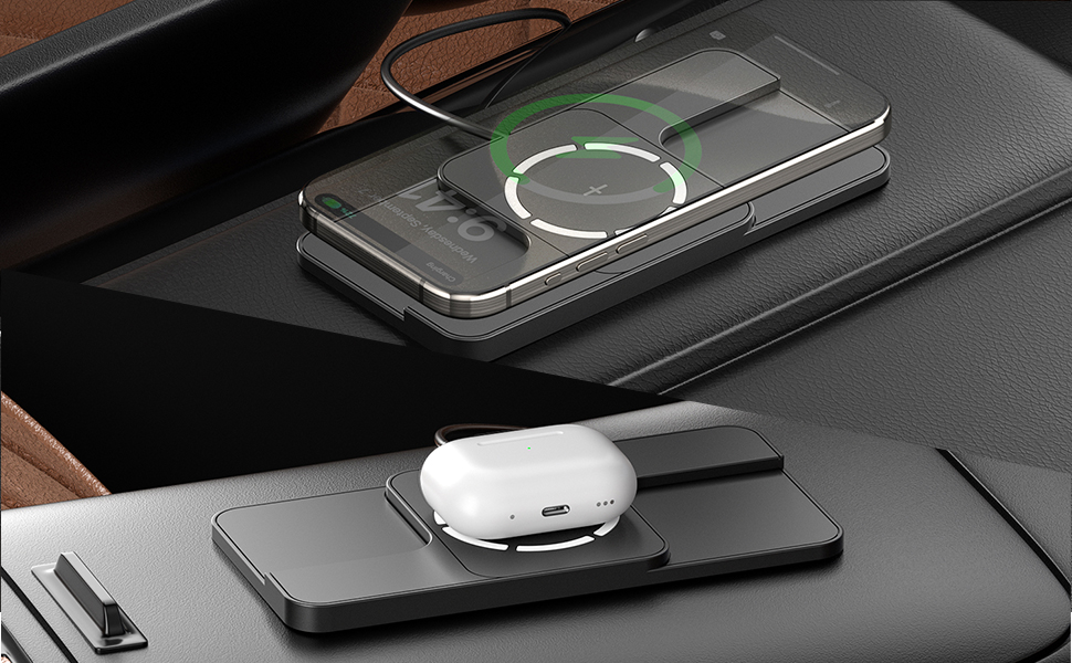 C11 MAG WIRELESS CAR CHARGER 
